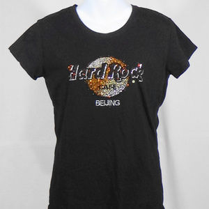 HARD ROCK CAFE (SZ M) WOMEN'S "BEIJING" BLACK